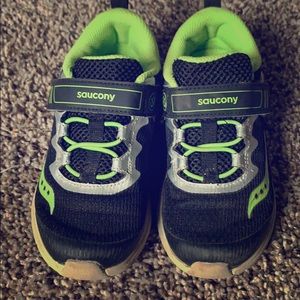 Saucony sneakers.  Used but good condition.